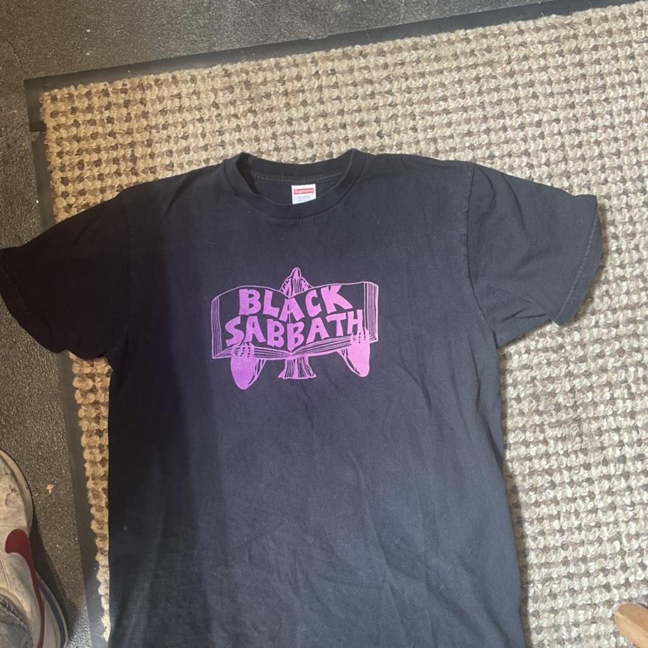 Supreme black sabbath outlet t shirt