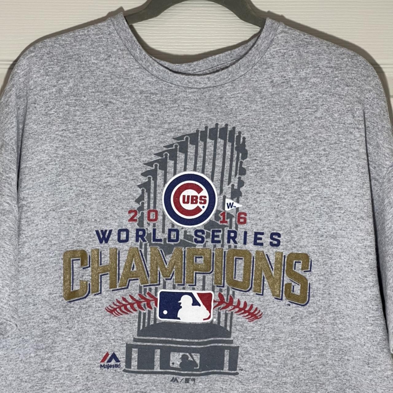 Chicago Cubs 2016 World Series Champions Graphic - Depop