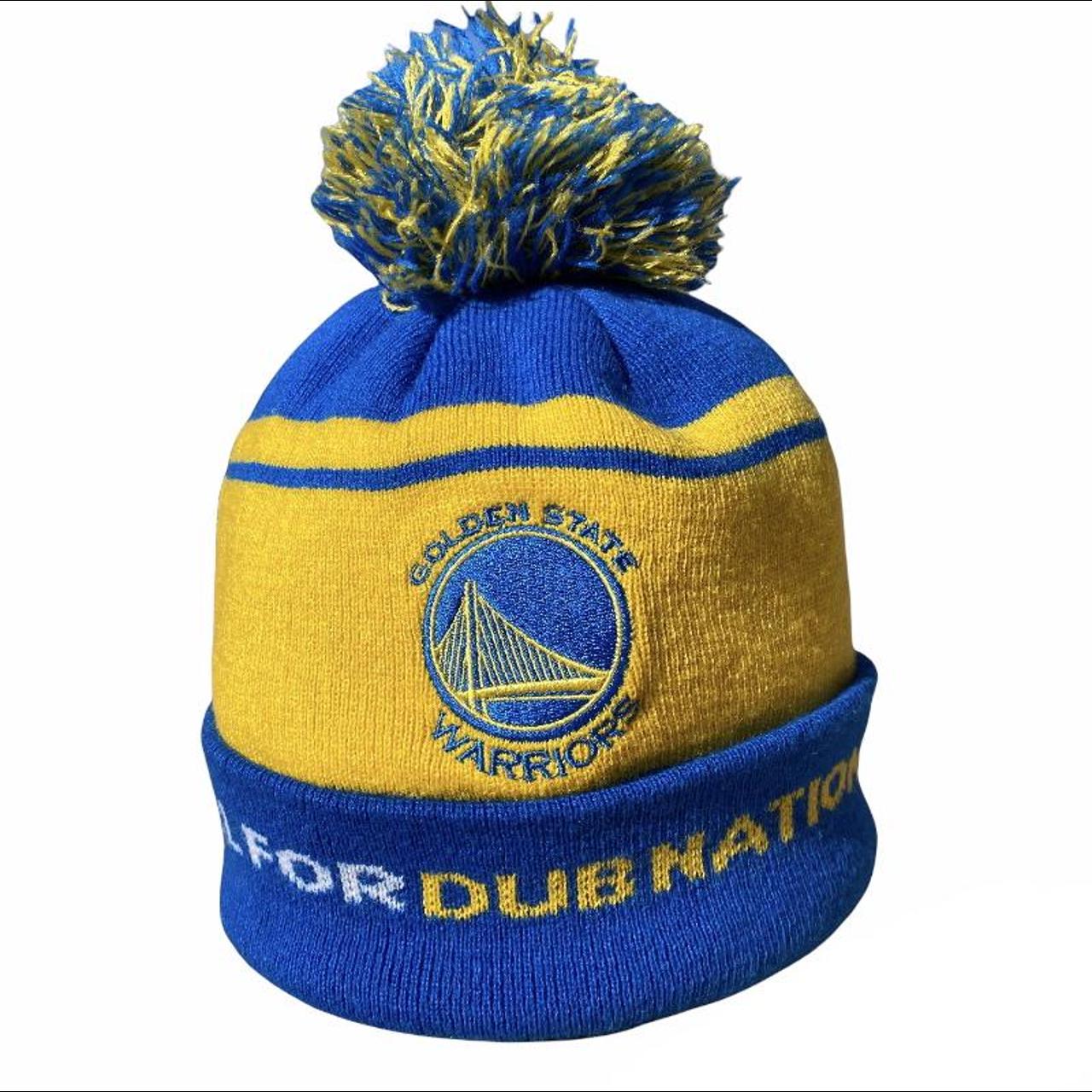 Y2K Golden State Warriors Beanie Free... - Depop