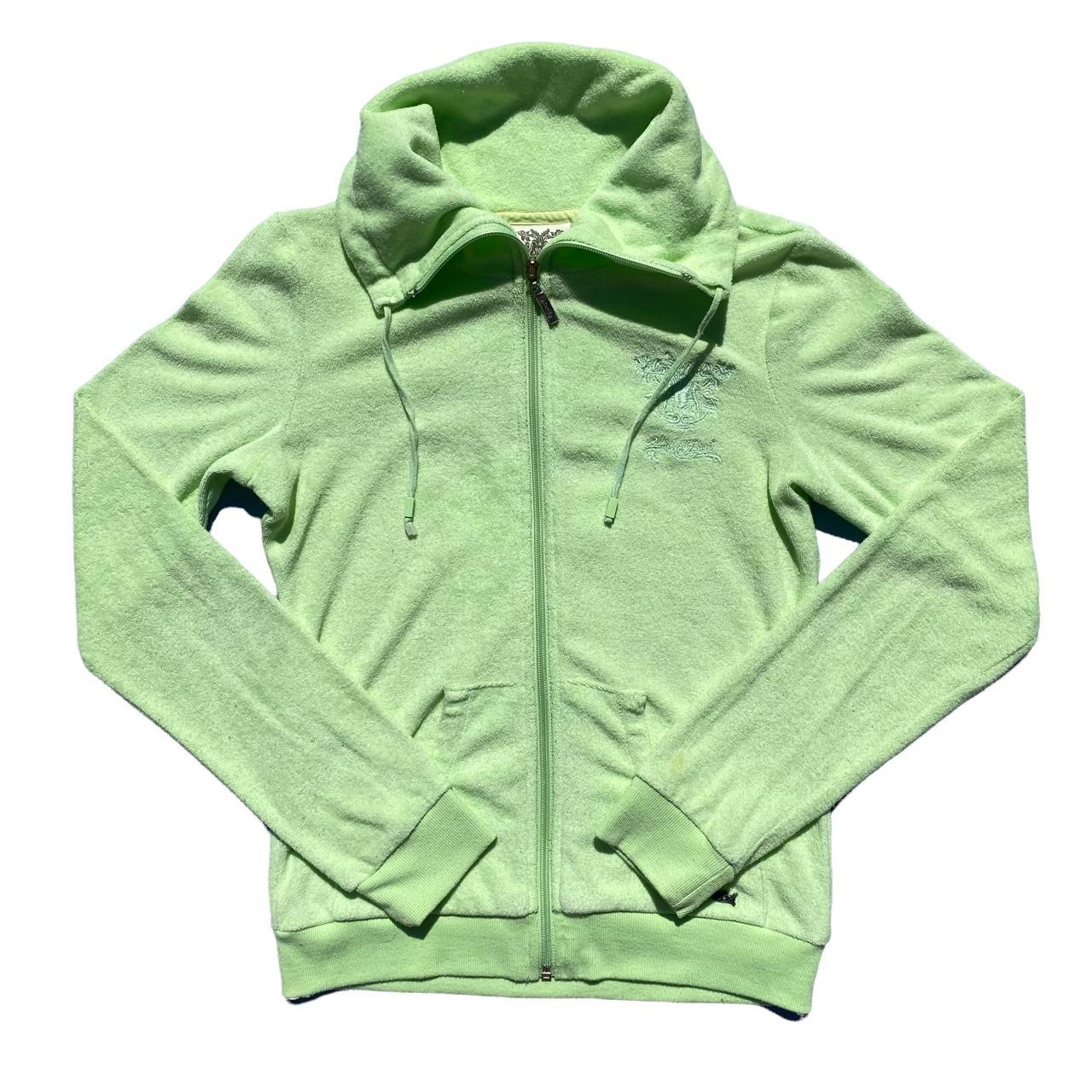 Product Image 1 - Y2K Lime Green Terrycloth Tracksuit