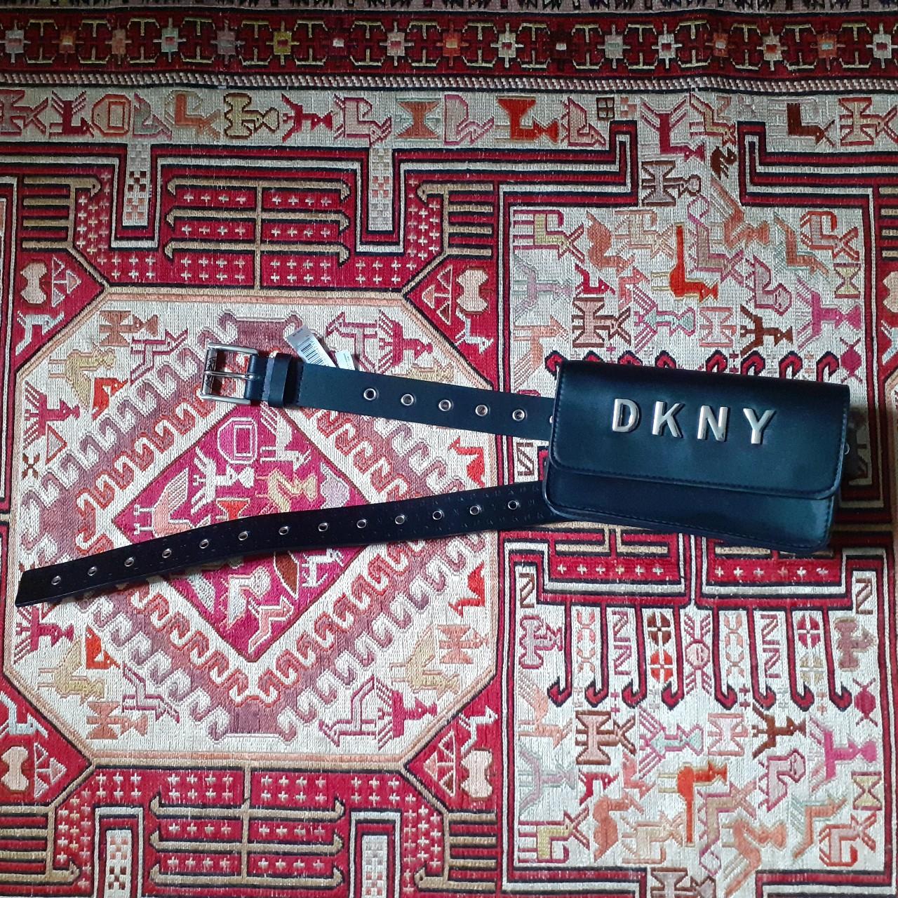 Dkny logo belt online bag