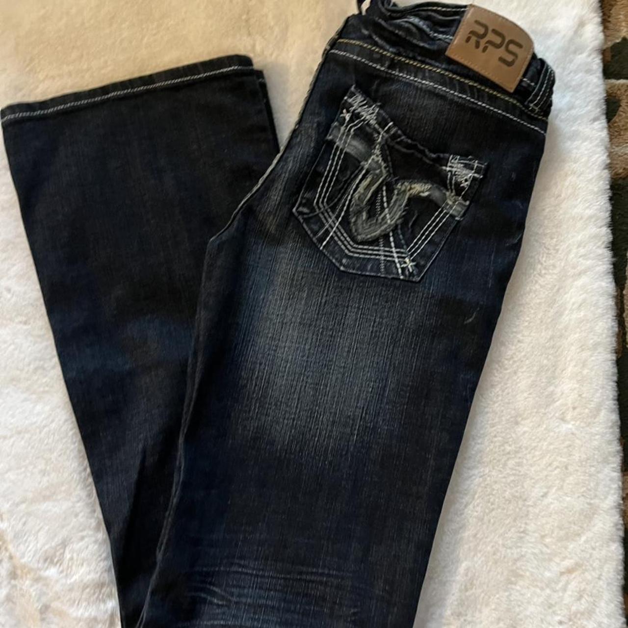 RPS bootcut y2k jeans size 13 but fits an... - Depop