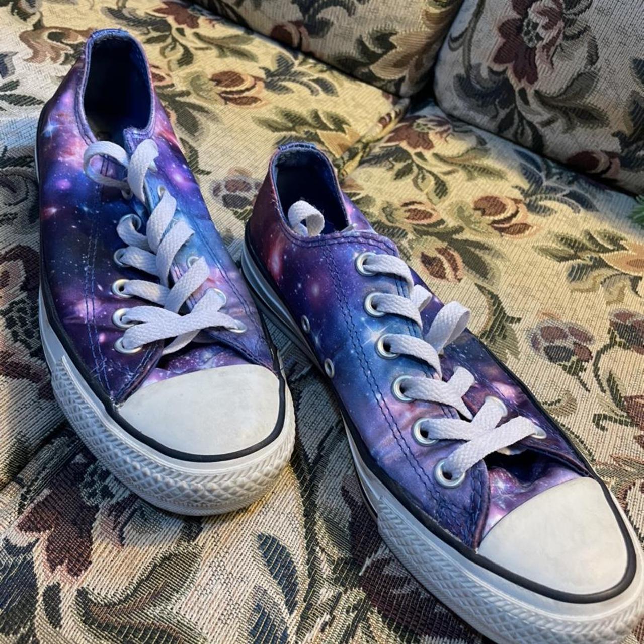 Purple galaxy shop converse