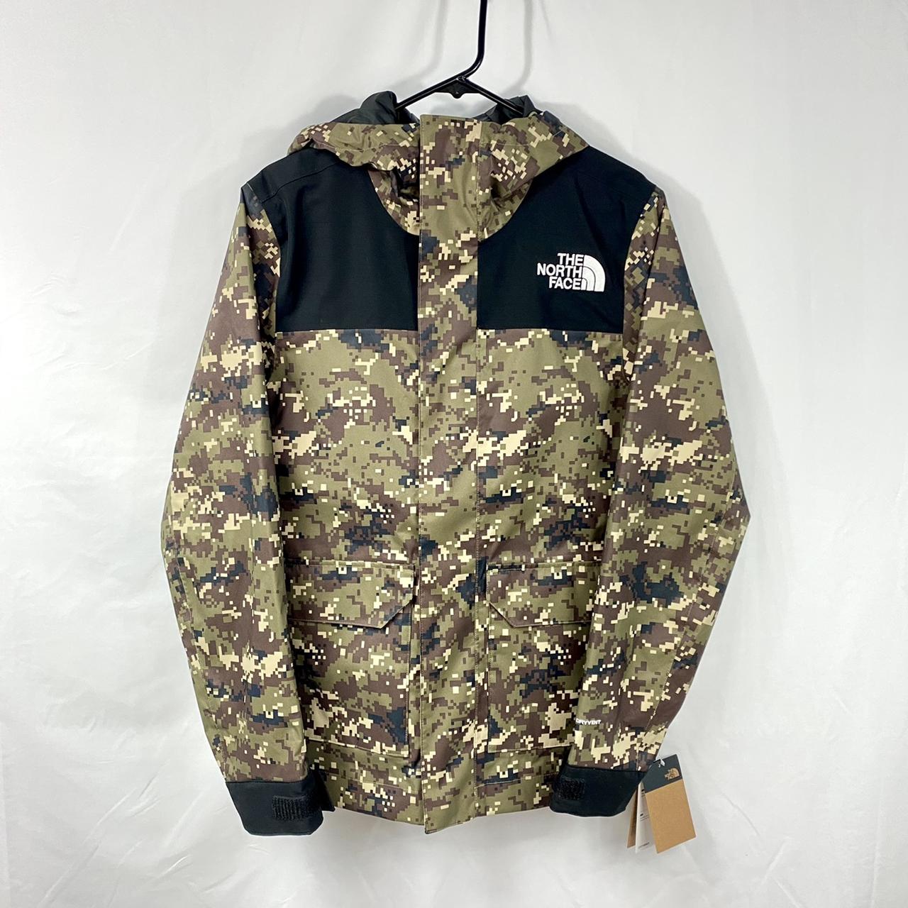 North face digital camo on sale jacket