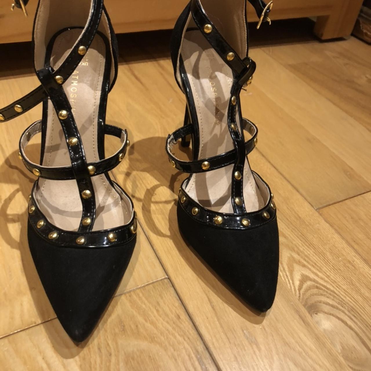 Black Louis Bouton style pointed shoes from primark
