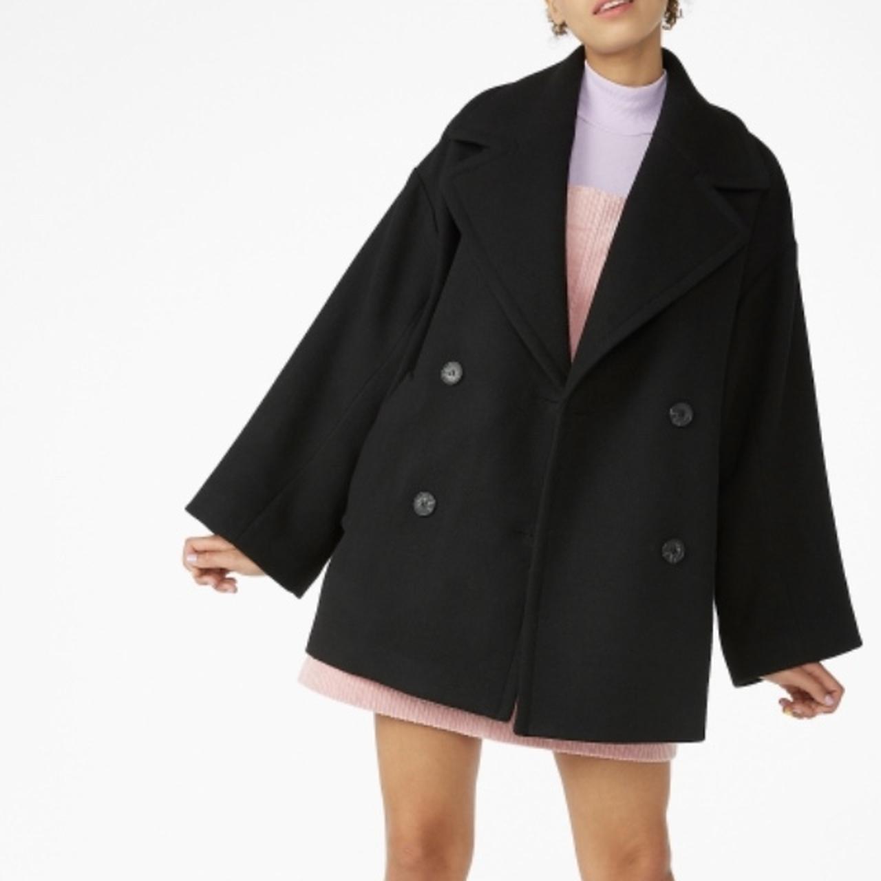 Double breasted coat on sale monki