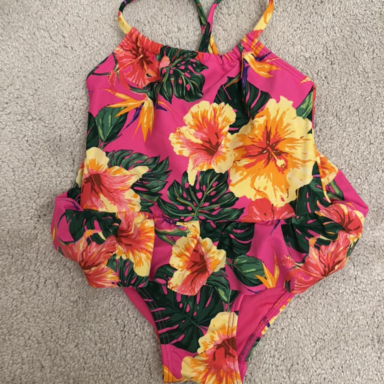 Matalan Baby girls swimsuit. Size 9-12m. Only worn... - Depop