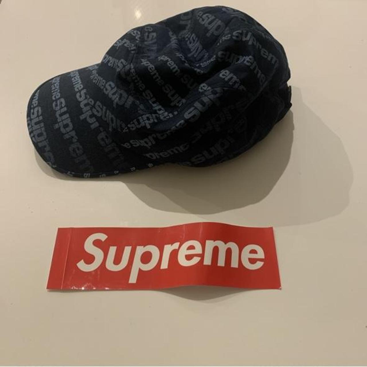 Supreme Radial Camp Cap Navy, 10/10 condition never...