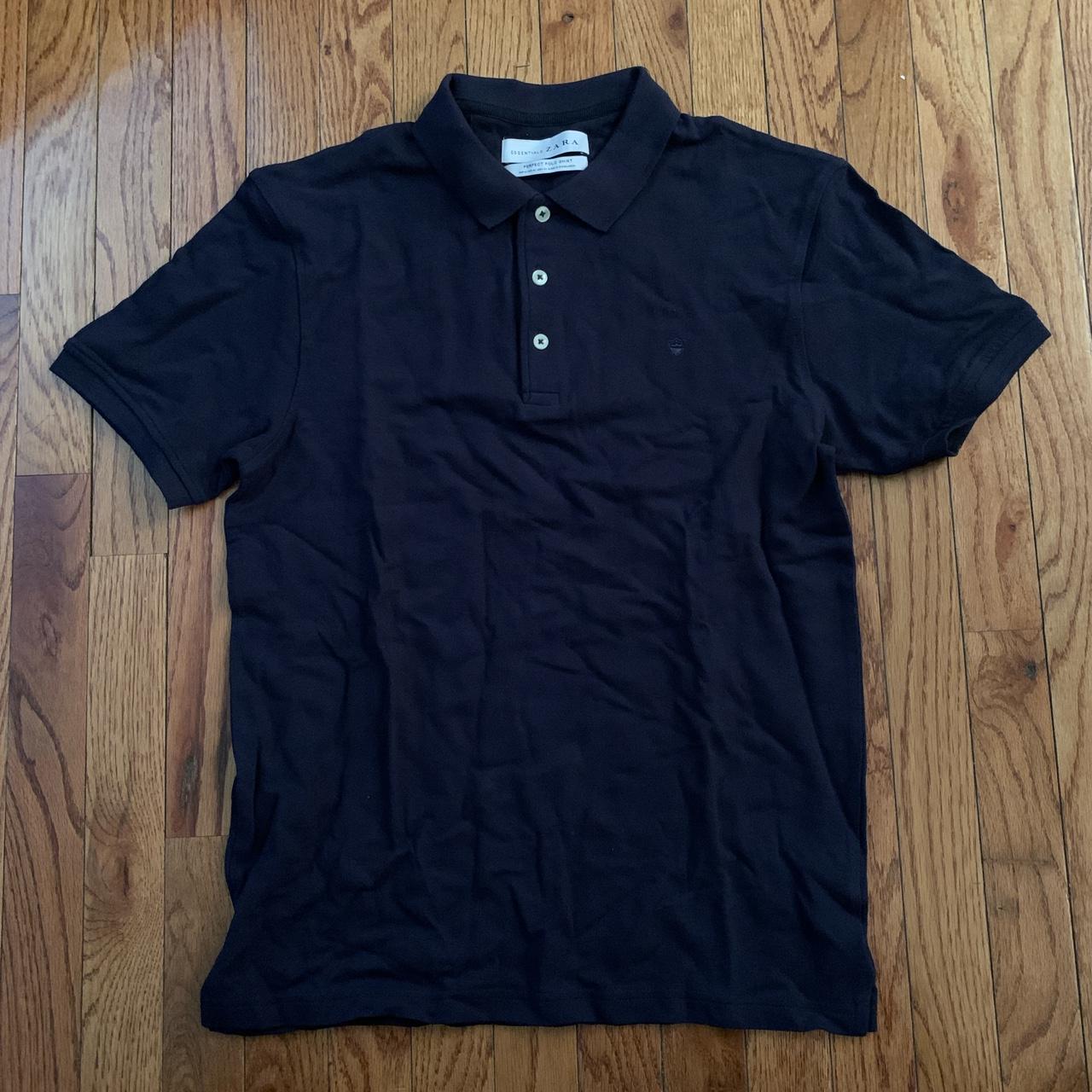 BUNDLE WITH TWO MORE POLOS FOR FREE SHIPPING Black... - Depop