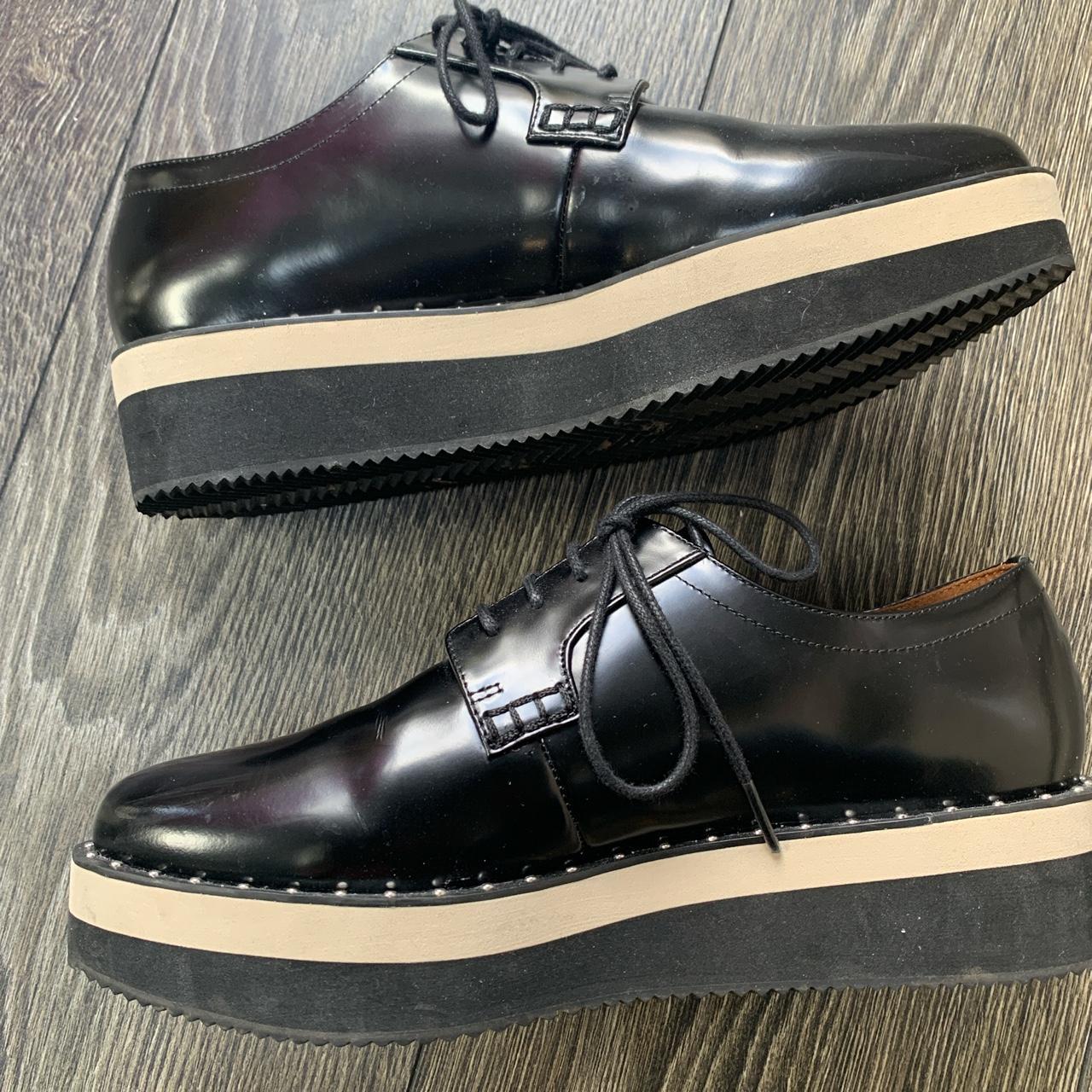 ladies black brogues size 6