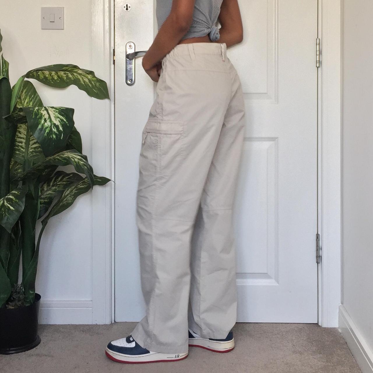 beige cargo trousers