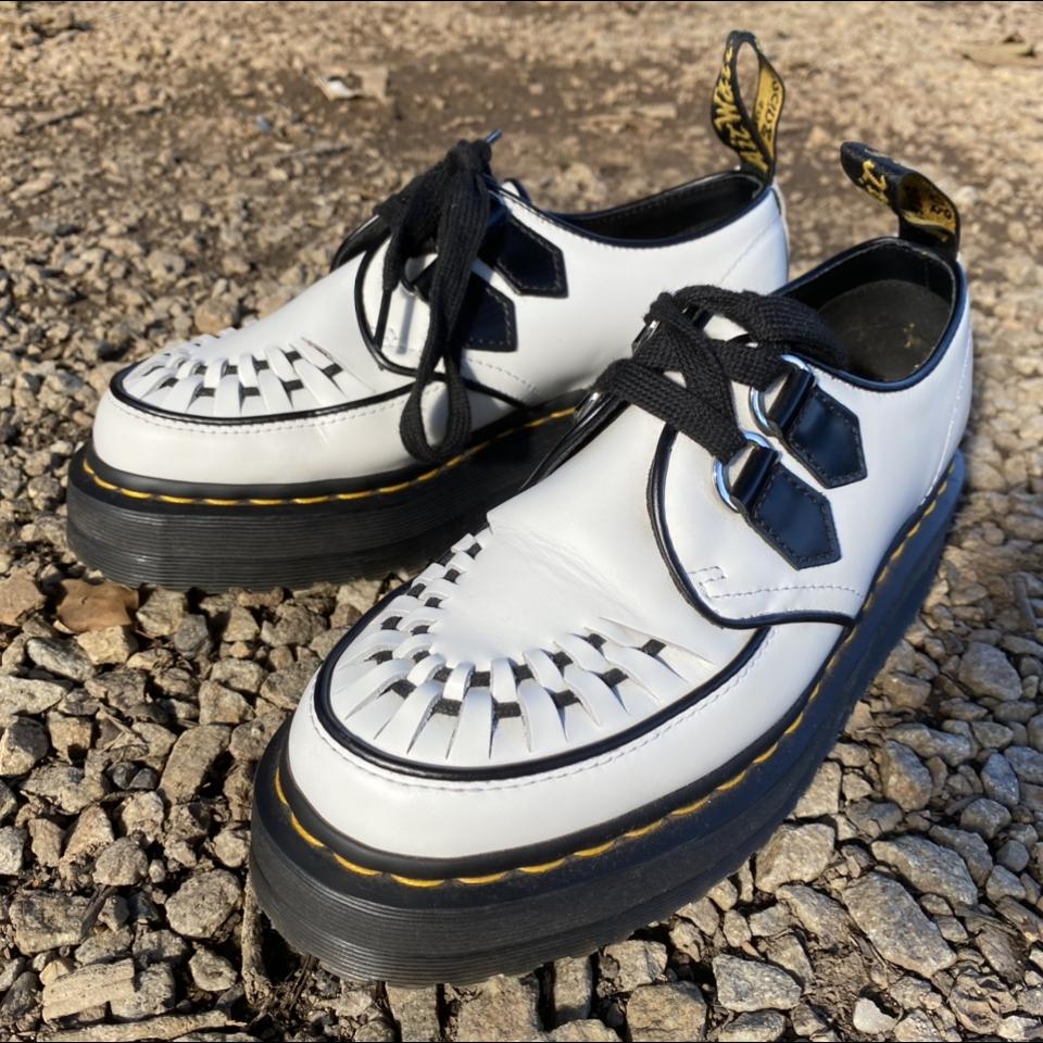 Doc martens sale white creepers