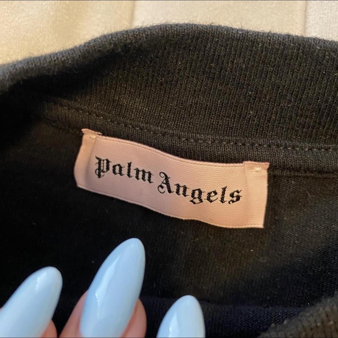 Palm Angels Women's Black and Orange T-shirt (4)