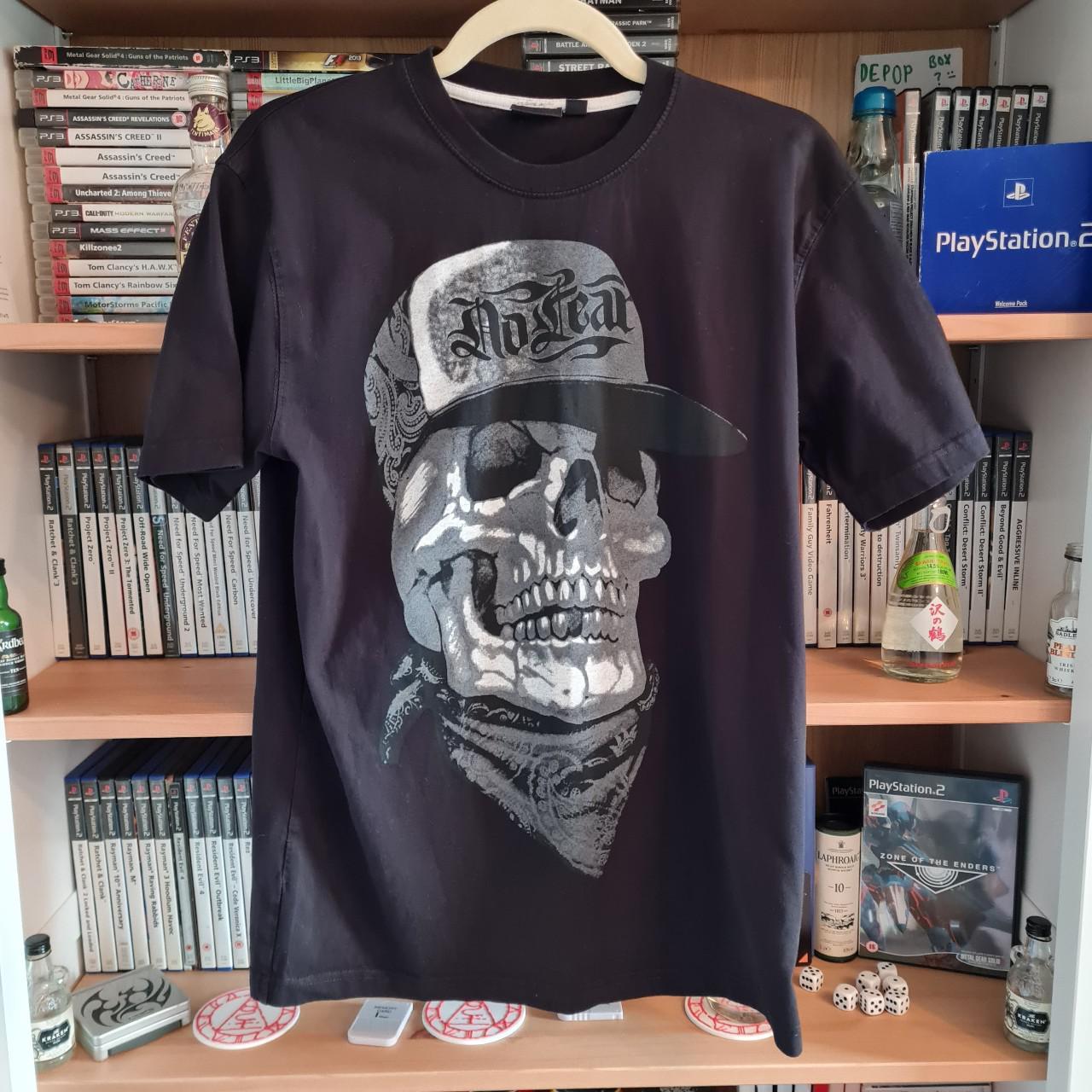 No Fear Men's Black T-shirt