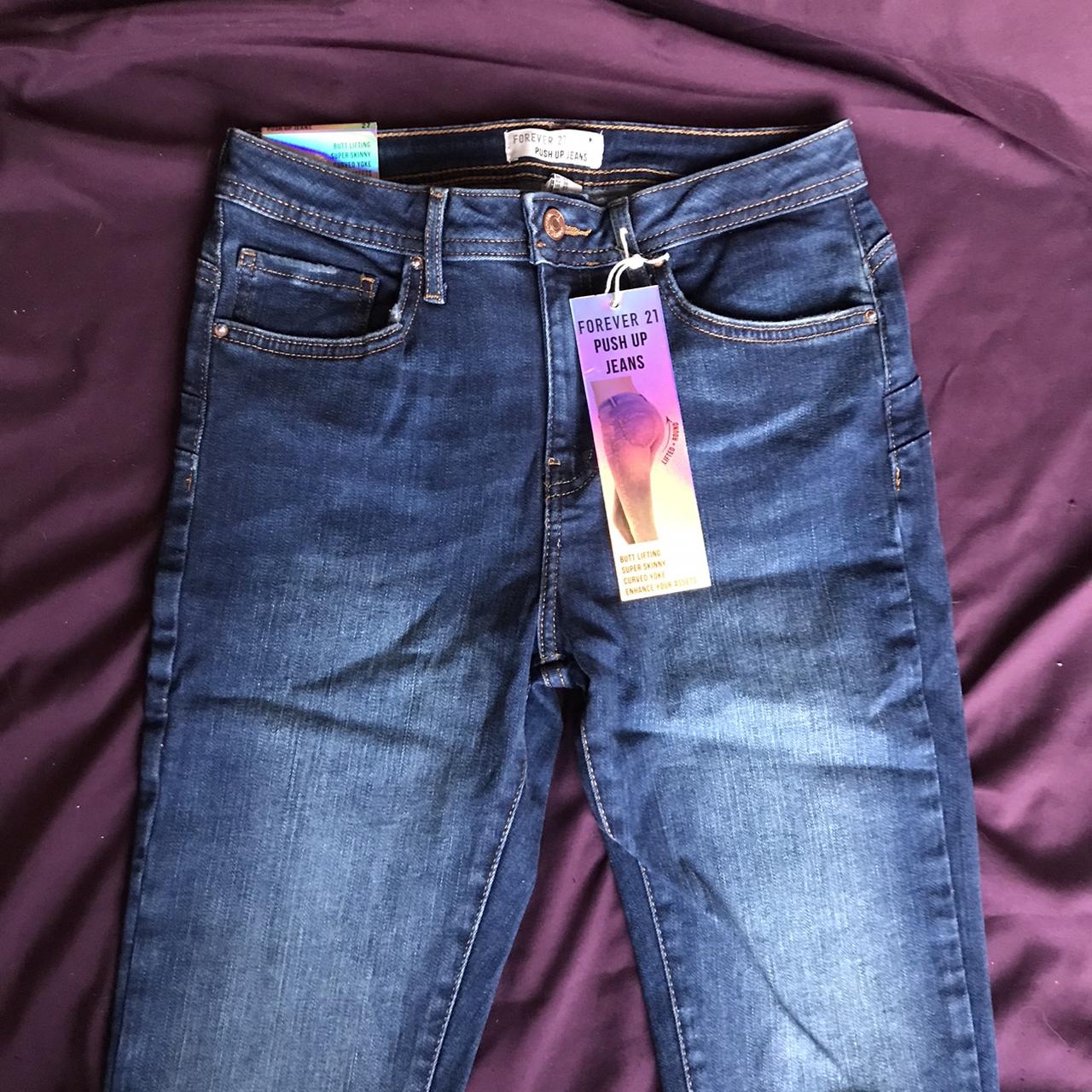 Brand new Slim fitting Push Up Skinny Jeans !free... - Depop