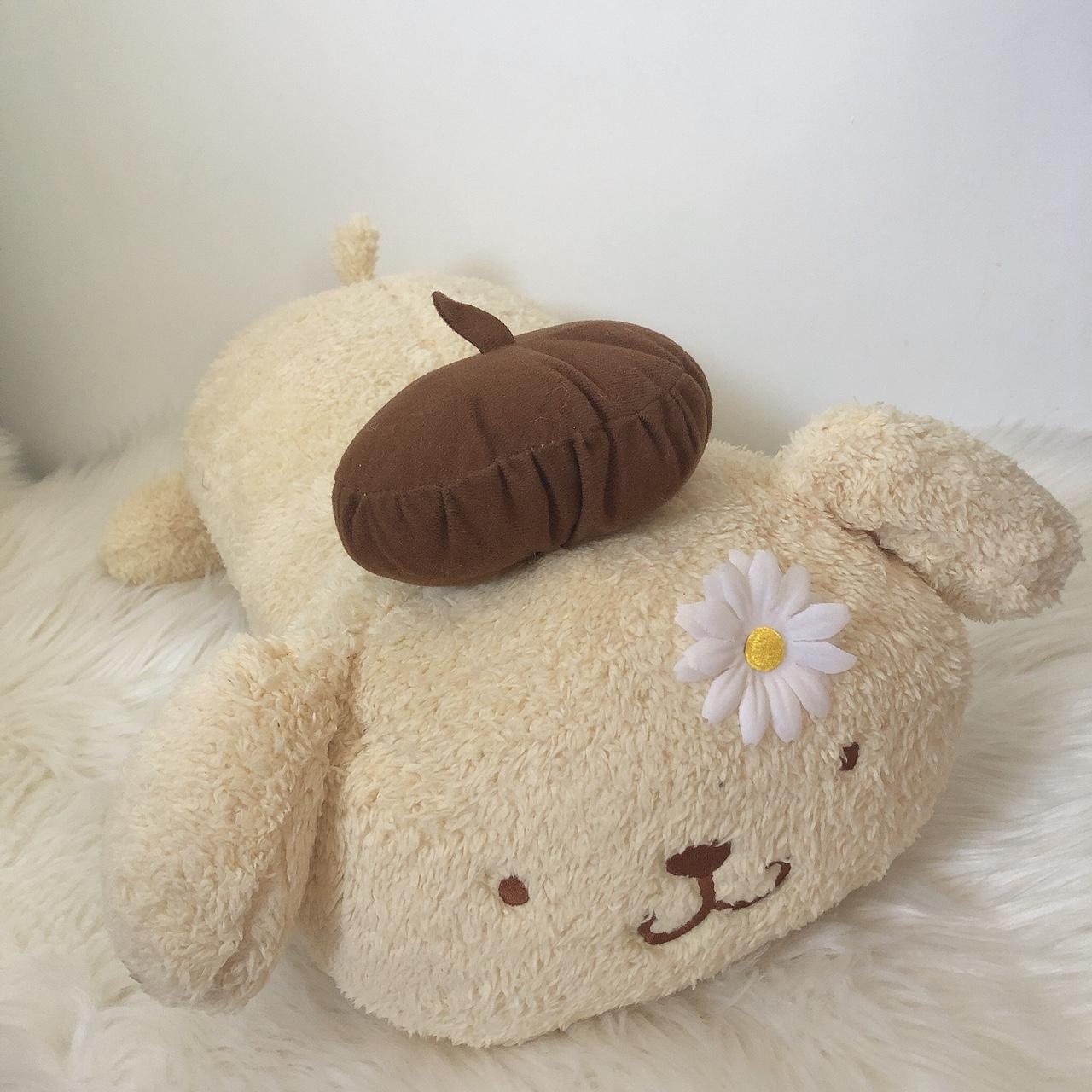 Sanrio pompompurin outlets daisy flower plush