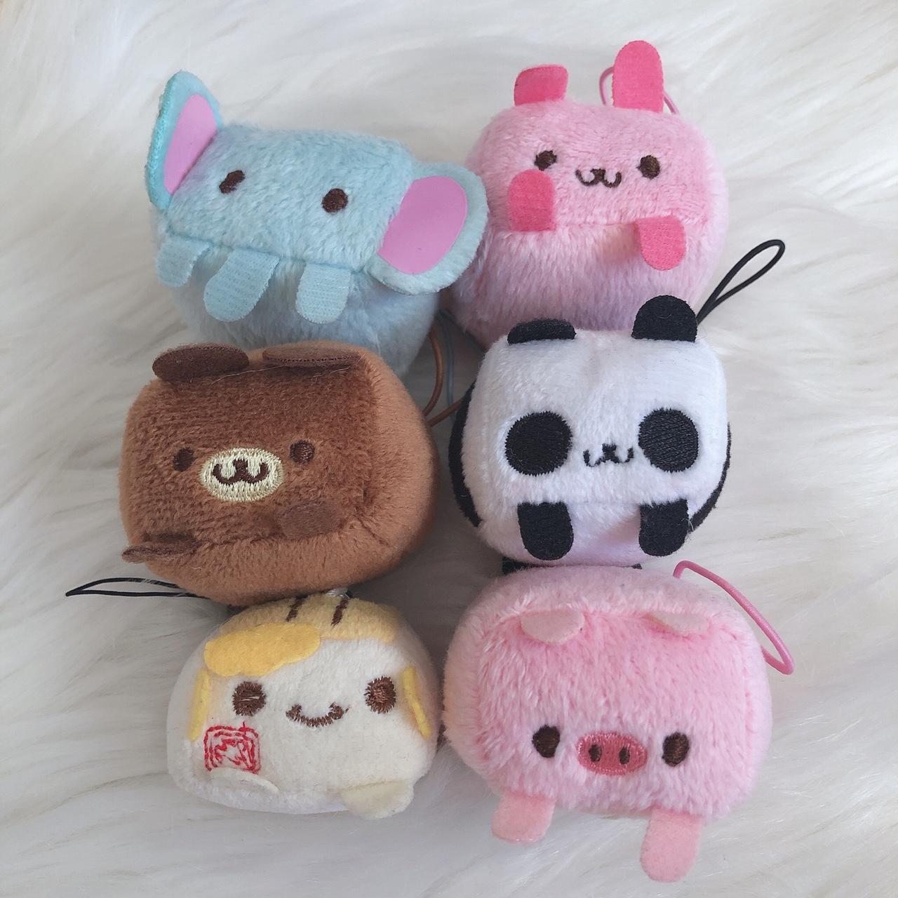 Cute animal mini plush set Brand new Set of 6... - Depop