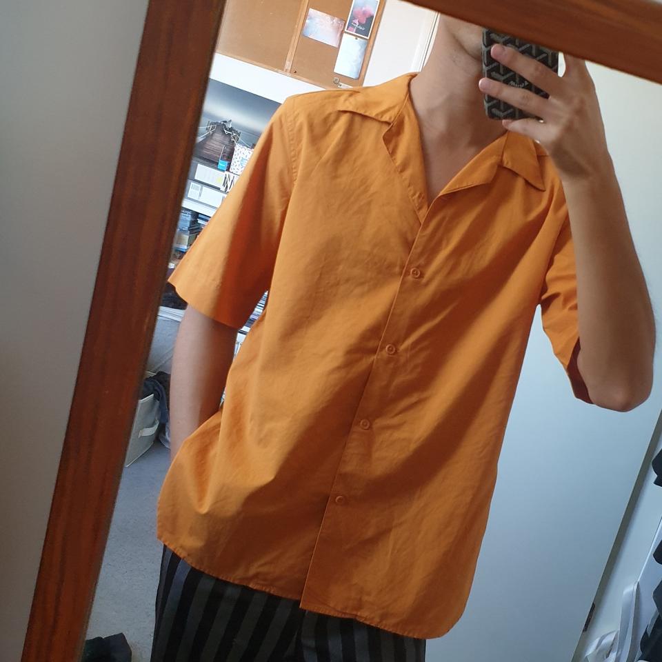 Uniqlo Linen-Blend Open Collar Shirt :) new w/o tags - Depop