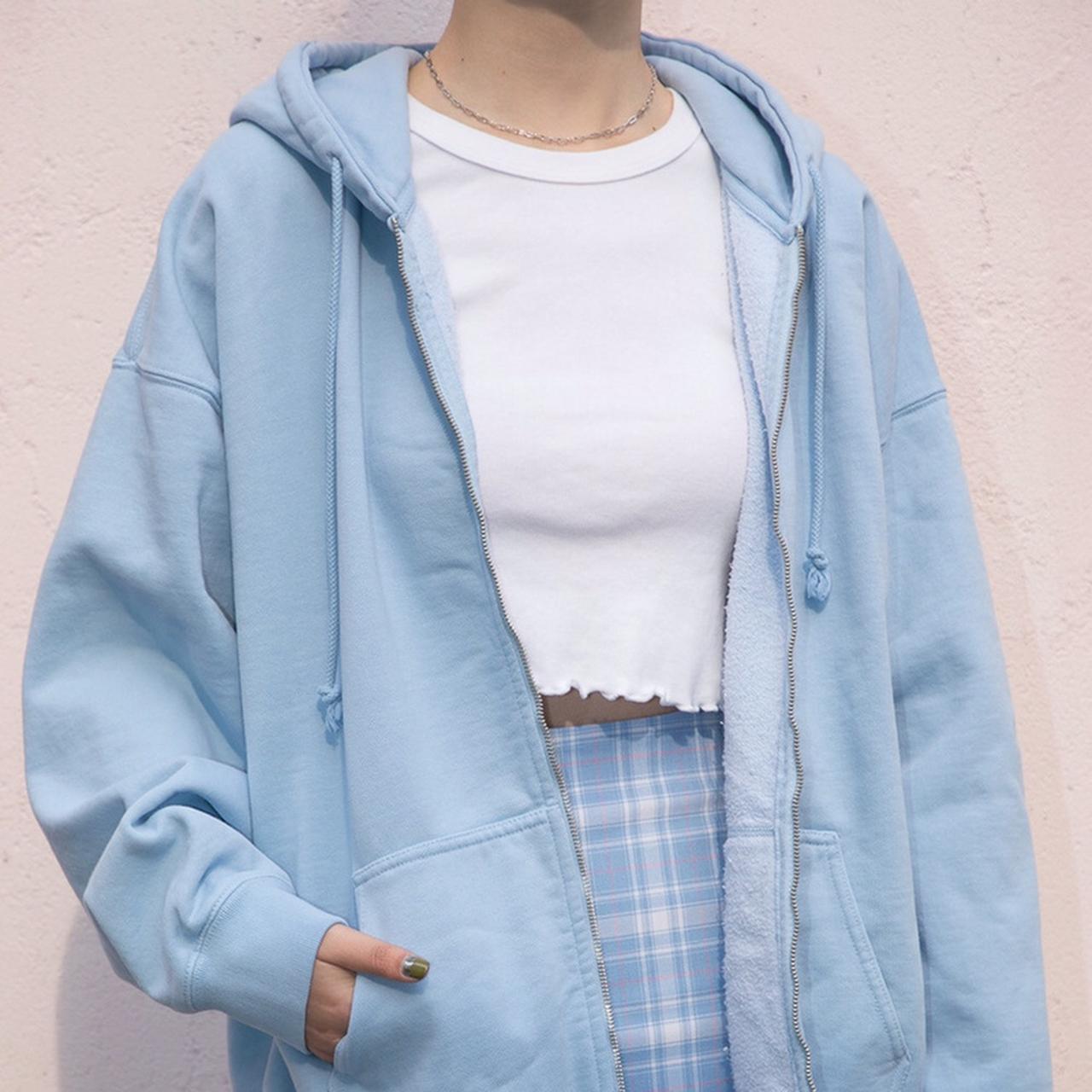 light blue carla hoodie