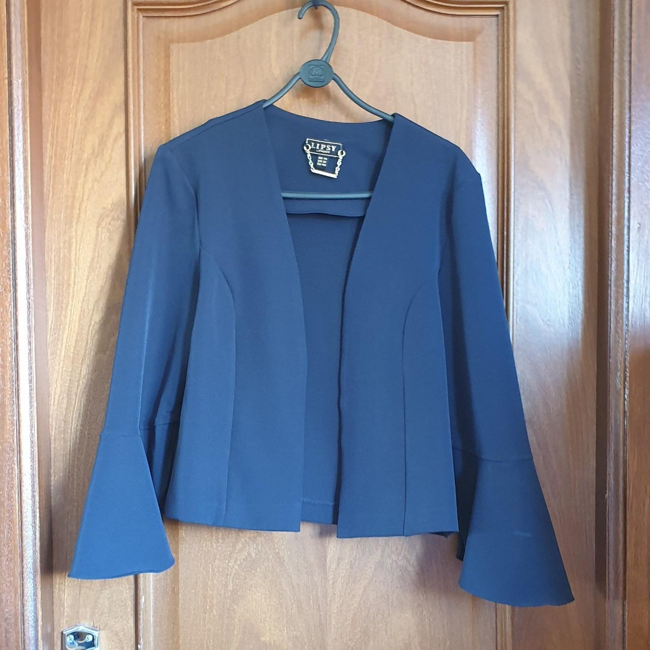 Lipsy navy jacket brand new no tags Size 14 but I... Depop