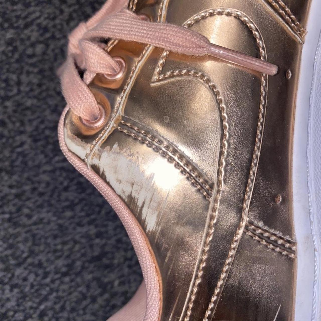 nike air force one rose gold