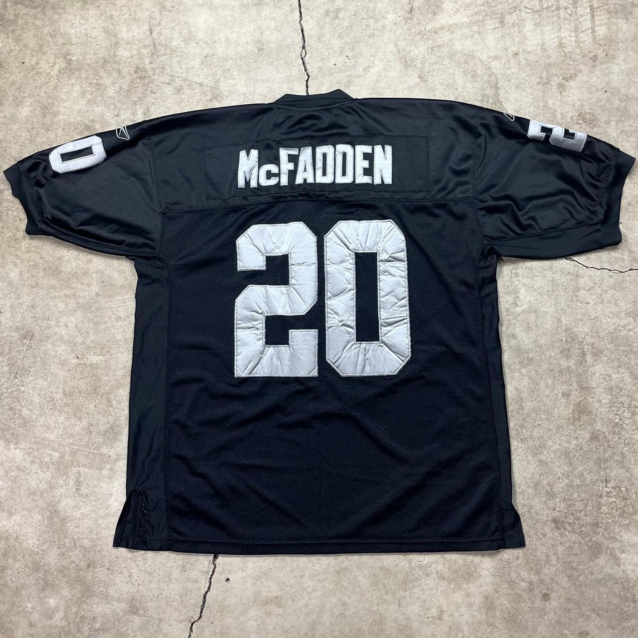 Vintage Oakland Raiders Darren McFadden On Field - Depop