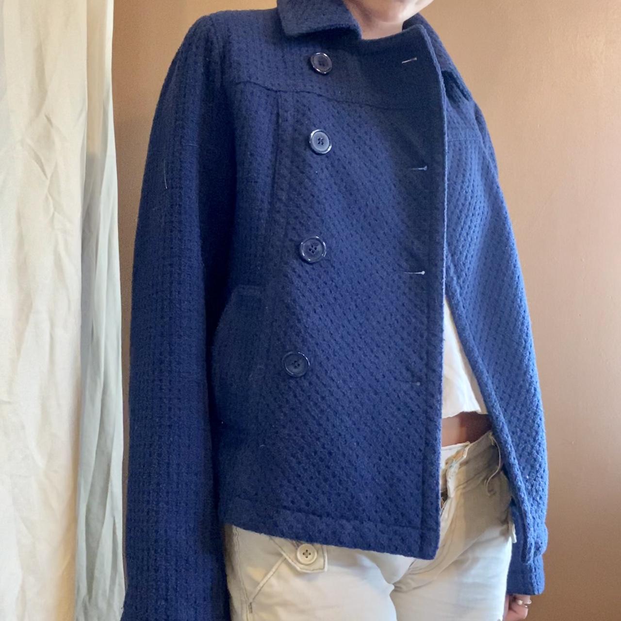 Forever 21 Women's Purple and Blue Coat (3)