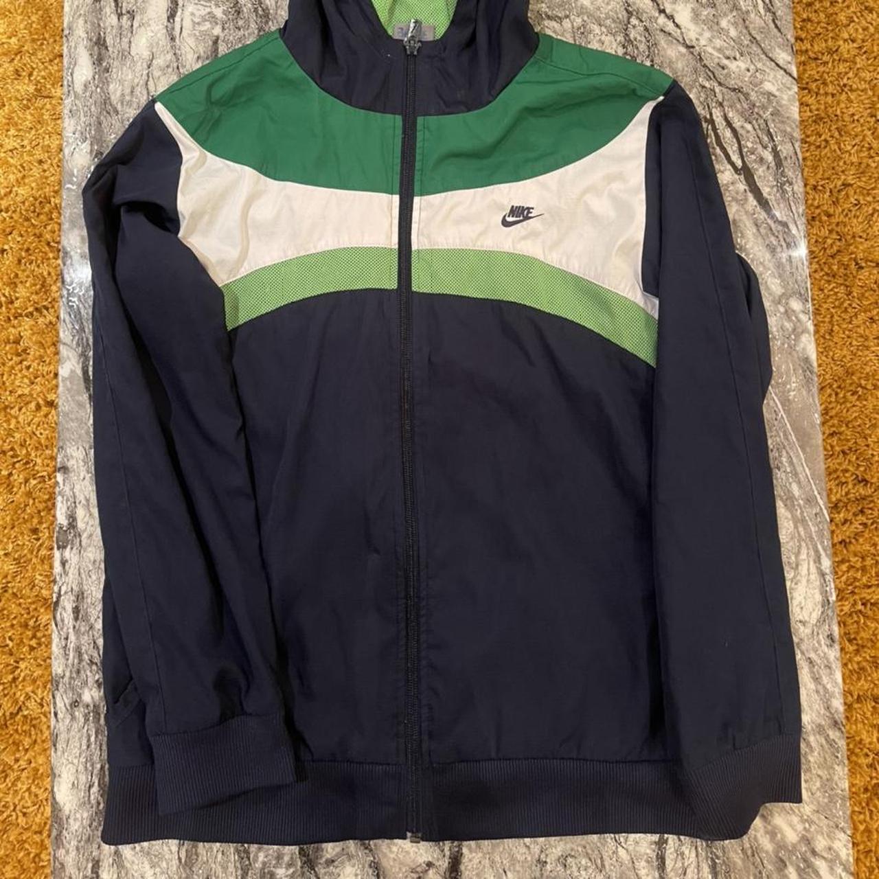 Lime green and black nike outlet windbreaker