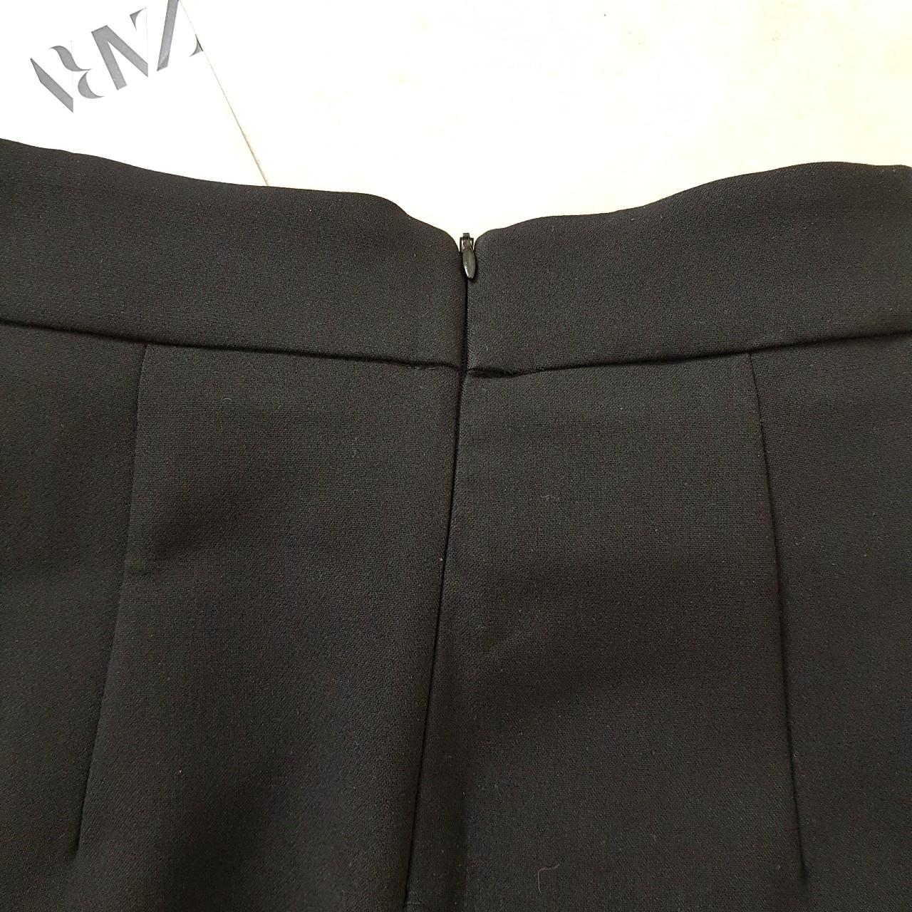 ZARA black knot mini skirt INSTANT BUY IS ON -->... - Depop