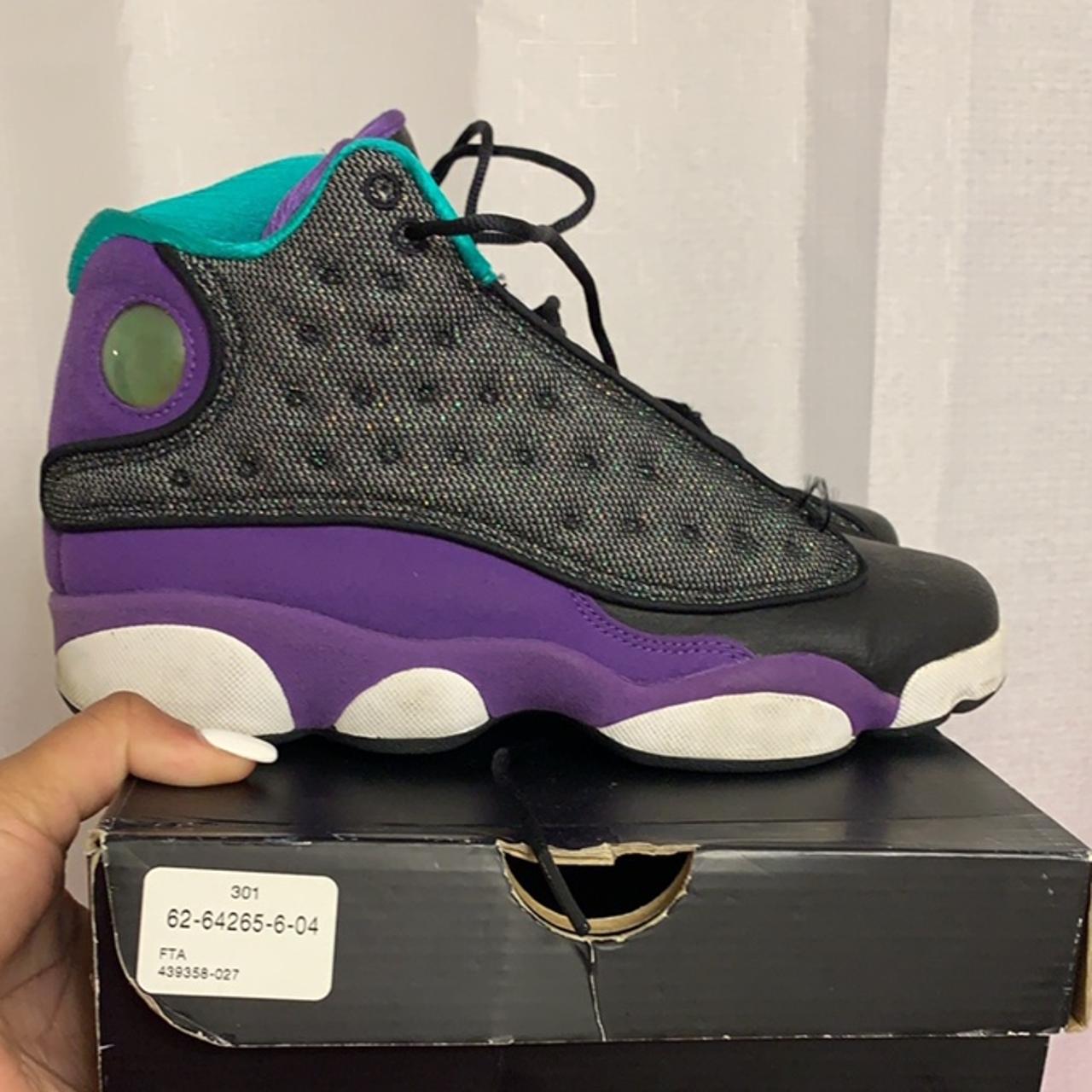 Custom Jordan 13 Size 6 Theses shoes are used - Depop