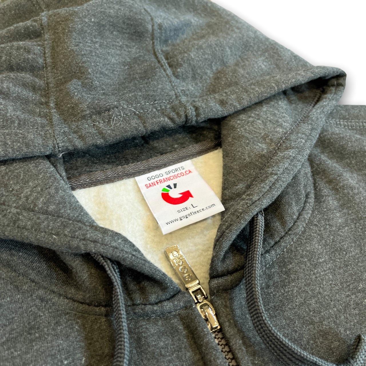 Dark Grey Lincoln City Oregon Zip Up Hoodie Size... Depop