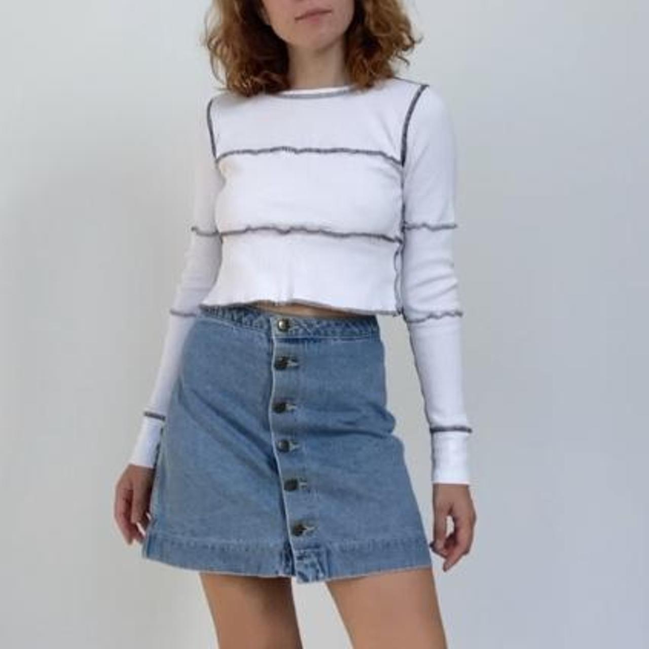 Product Image 1 - American apparel jeans mini skirt.