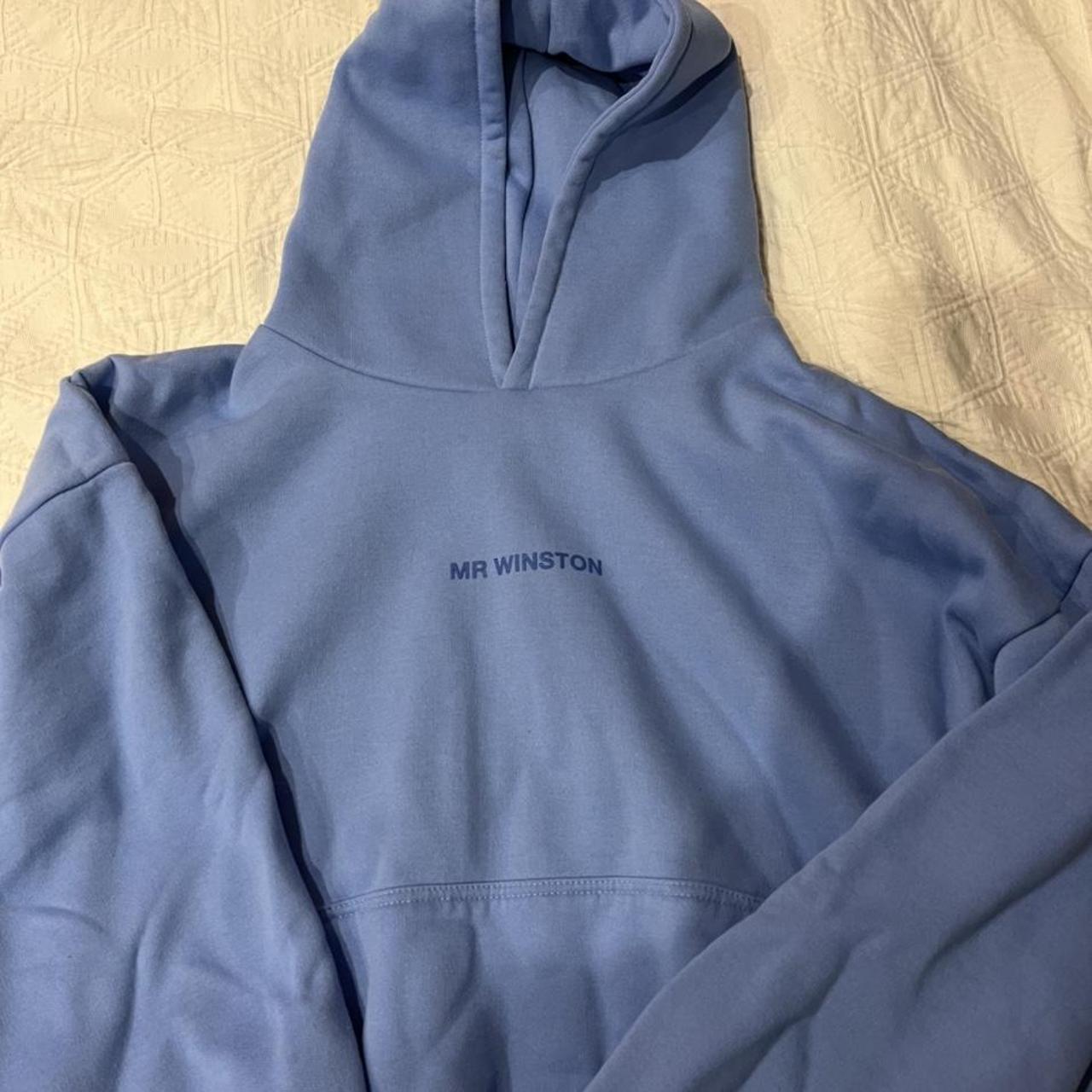 MR WINSTON BLUEBERRY 🫐 PUFF HOODIE#N#-size -... - Depop