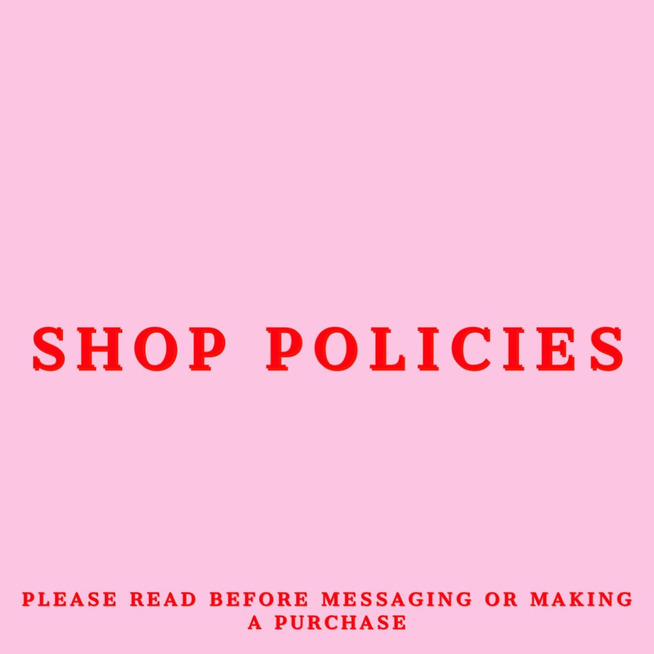 🔺NEW YORK CLOSET🔺 SHOP POLICIES Depop
