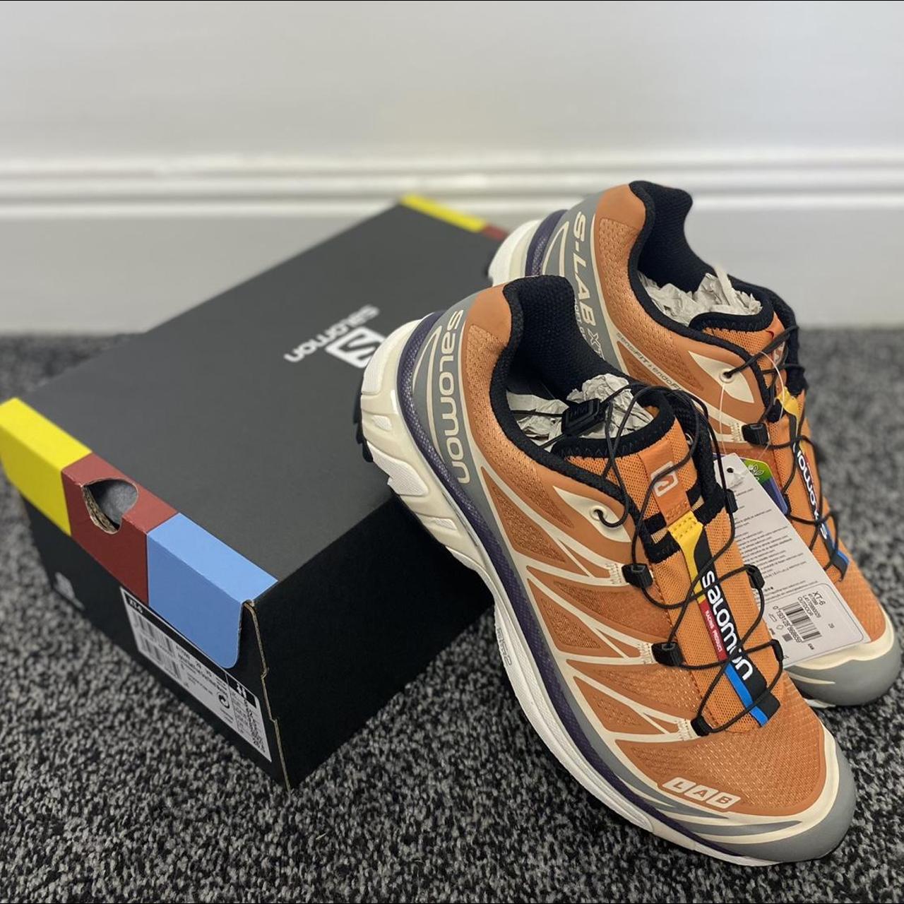 Salomon XT6 Lab Apricot Buff/Frost Gray/Velvet... Depop