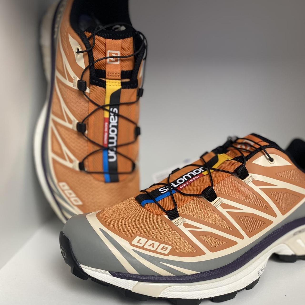 Salomon XT6 Lab Apricot Buff/Frost Gray/Velvet... Depop