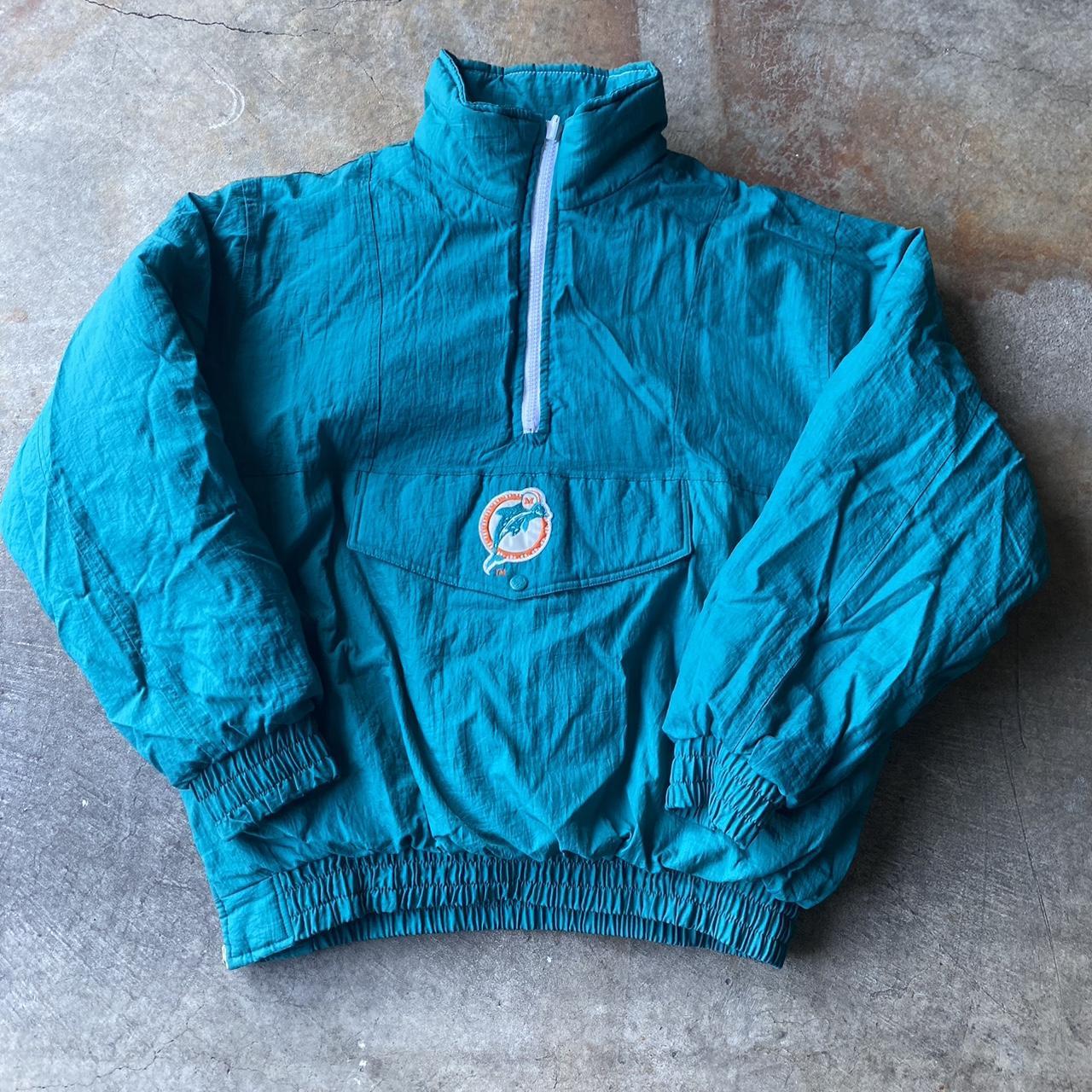 Miami Dolphins Vintage Starter Jacket - size L in - Depop