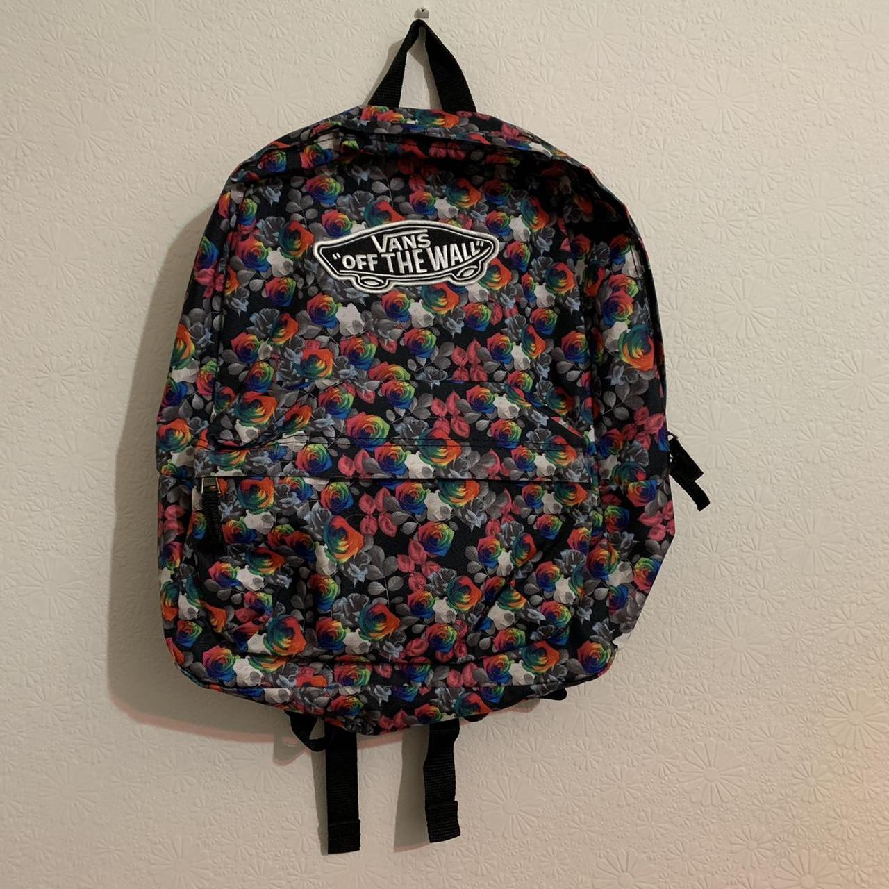 rainbow vans backpack