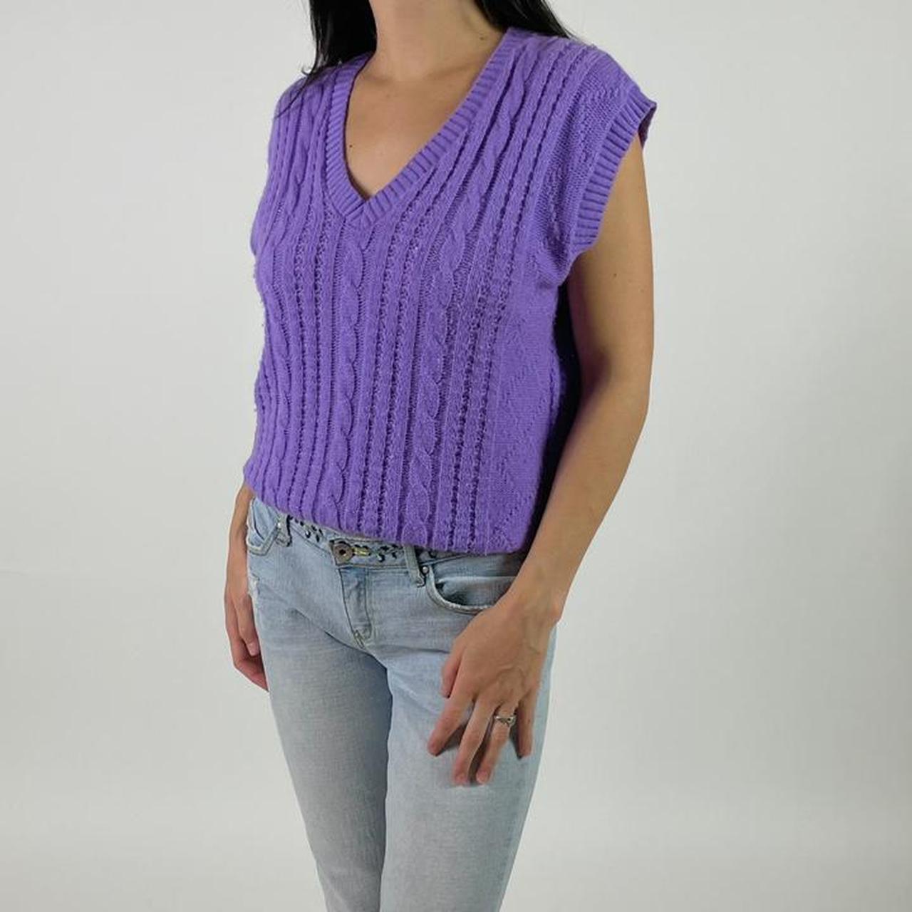 Product Image 2 - Vintage Purple Sweater Vest
Sleeveless sweater