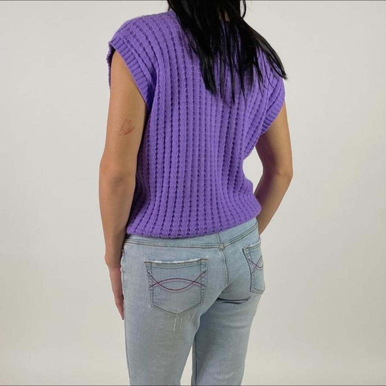 Product Image 3 - Vintage Purple Sweater Vest
Sleeveless sweater