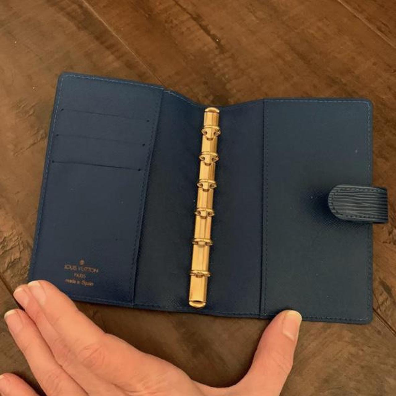Louis Vuitton mini agenda binder with credit card - Depop