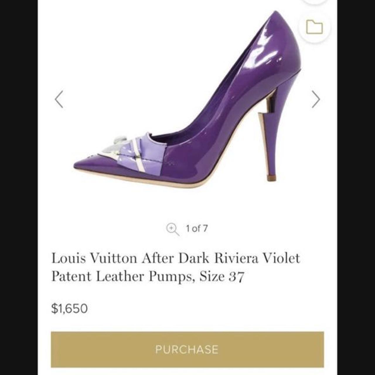 Authentic Louis Vuitton After Dark Riviera Pumps Sz - Depop