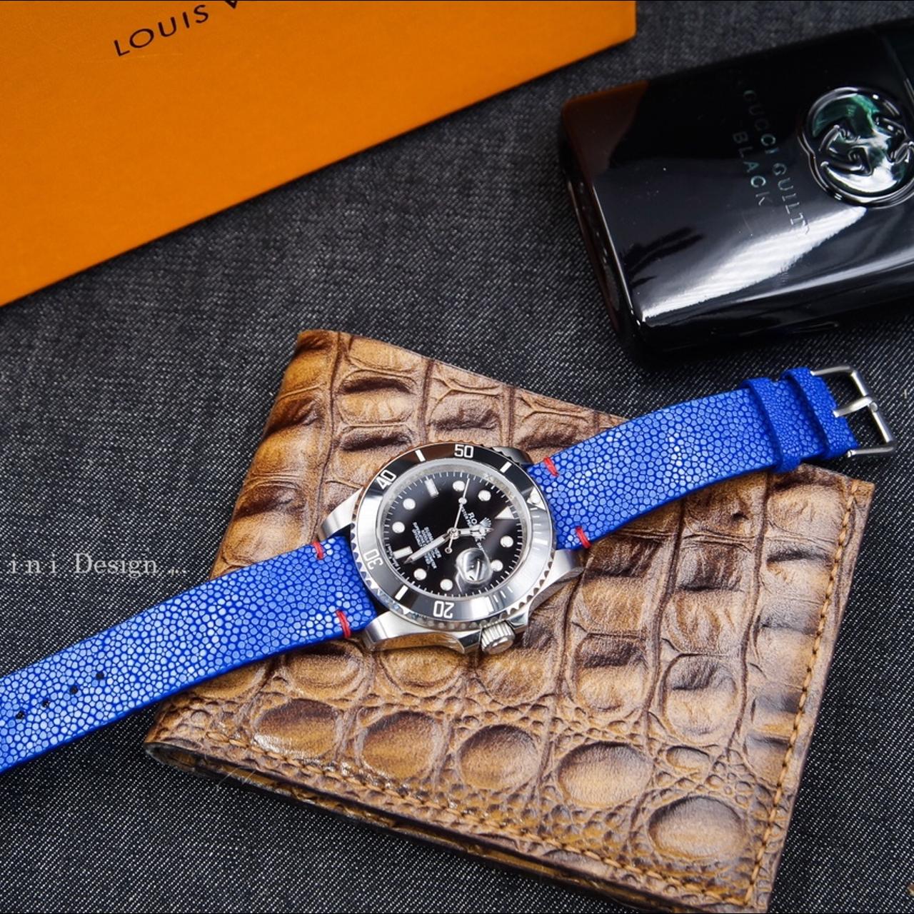 Rolex Men's Blue Watch