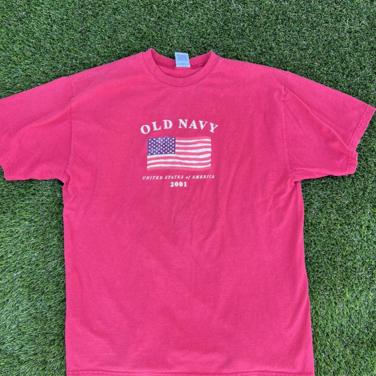 Vintage Old Navy Flag 2001 tee, Old navy flag tee