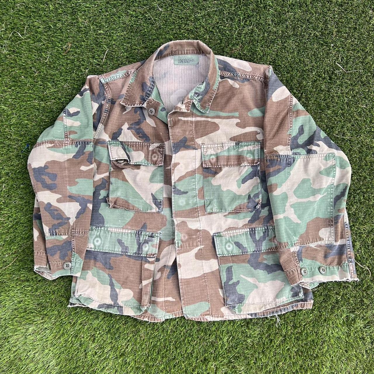 US Army Camo Woodland BDU 4 pocket Shirt/Jacket 