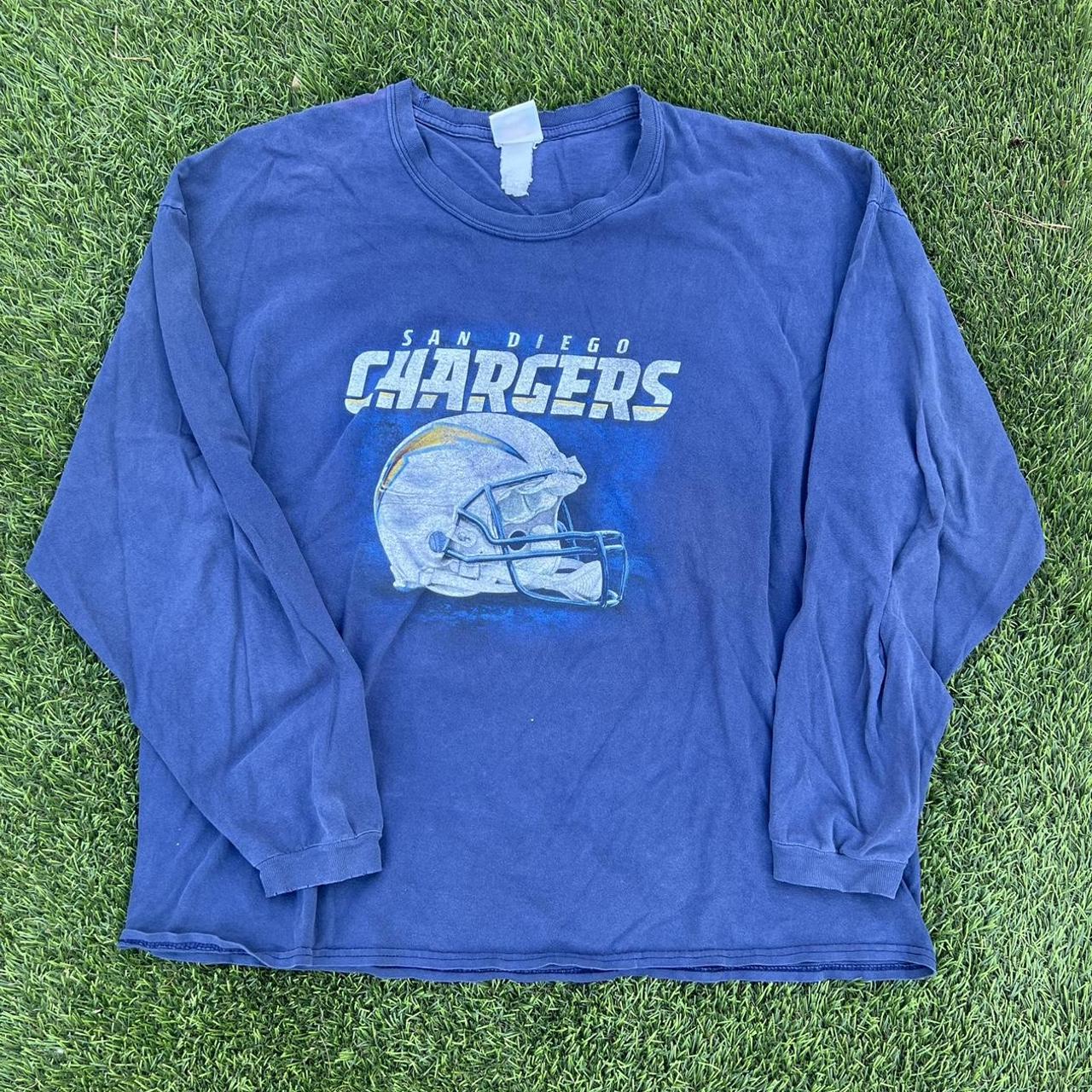 San diego chargers long sleeve clearance shirt