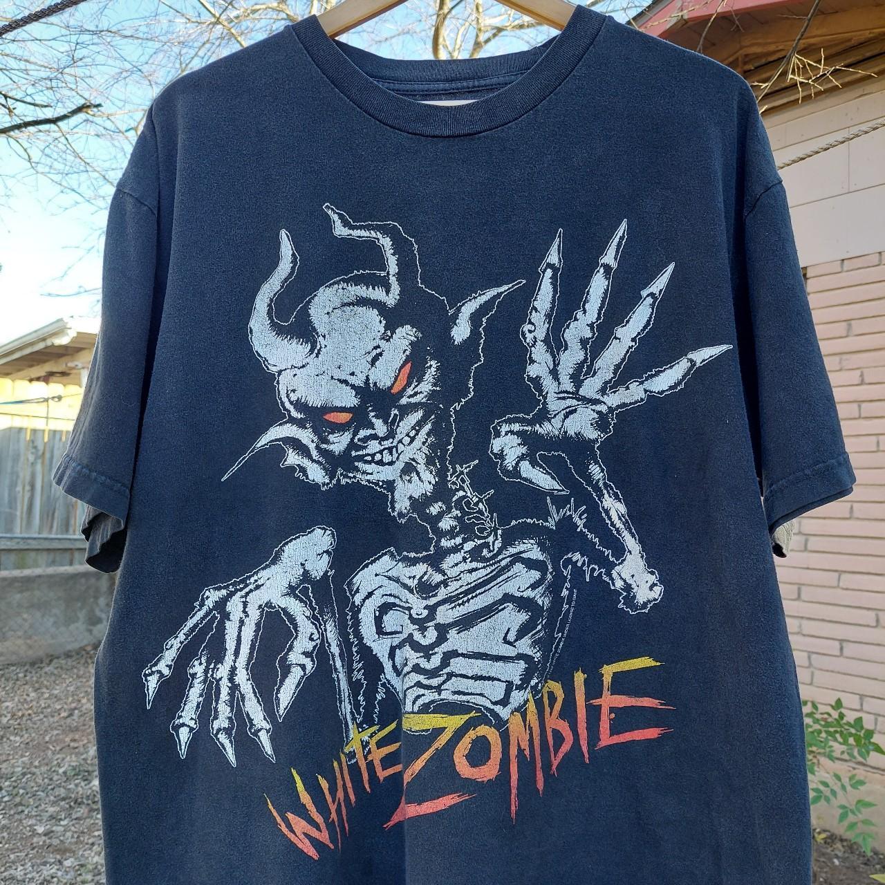 white zombie shirt vintage