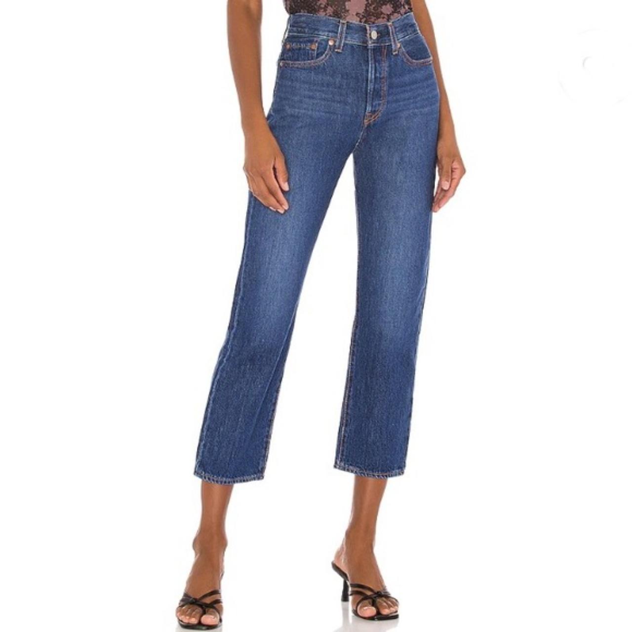 Levi's Wedgie Straight jeans! Wear is shown in the... - Depop