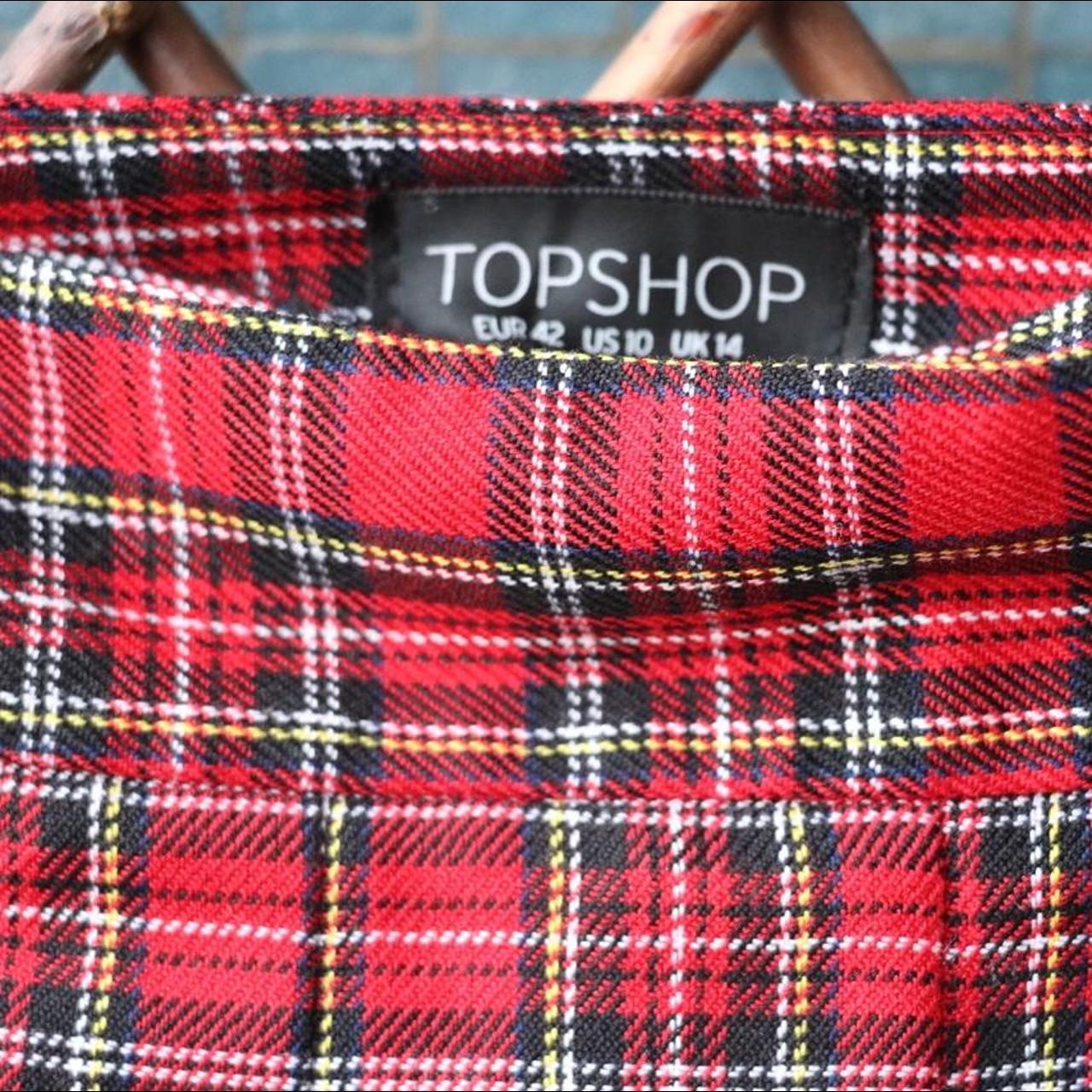 Topshop plaid pleated skirt, same as Cheryl Blossom... - Depop