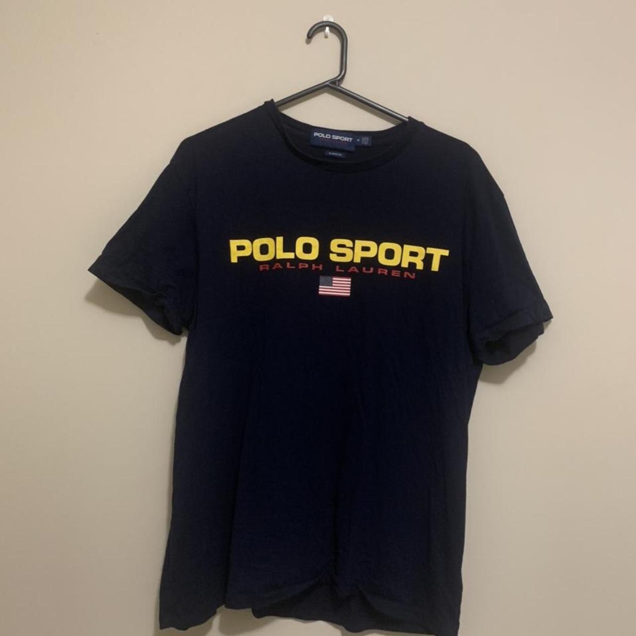 Vintage Retro Polo Sport Ralph Lauren T-Shirt... - Depop